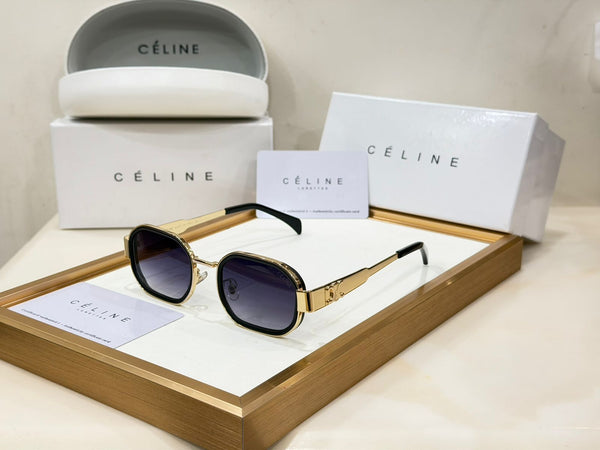 Premium Luxury Sunglasses Elegant Gold & Tortoise Design