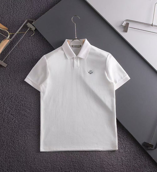 Premium Men’s Solid Polo T-Shirt Classic Smart Casual Half Sleeve Tee
