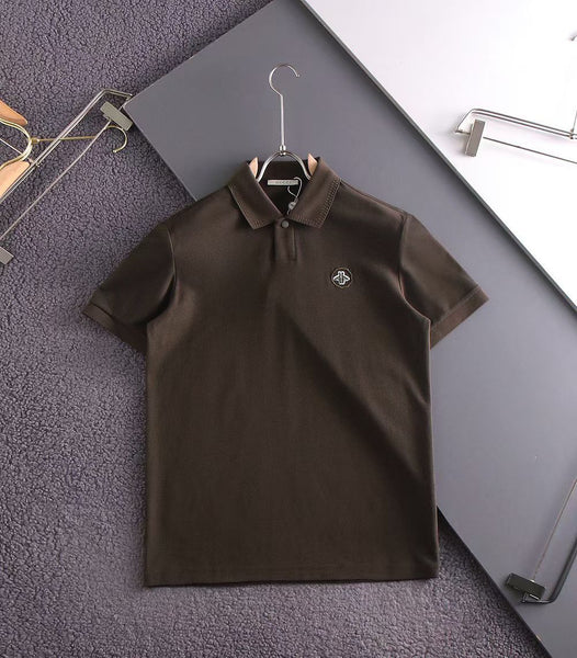 Premium Men’s Solid Polo T-Shirt Classic Smart Casual Half Sleeve Tee