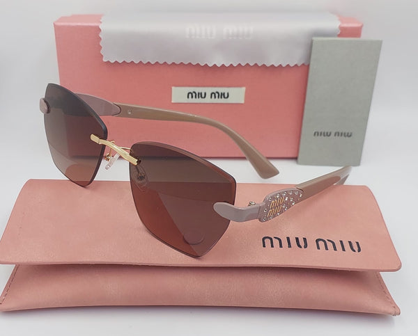 Premium Luxury Rimless Sunglasses Stylish Shades for  Women