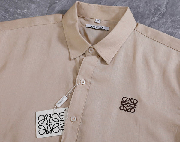 Premium Beige Casual Shirt & Trouser Co-Ord Set for Men