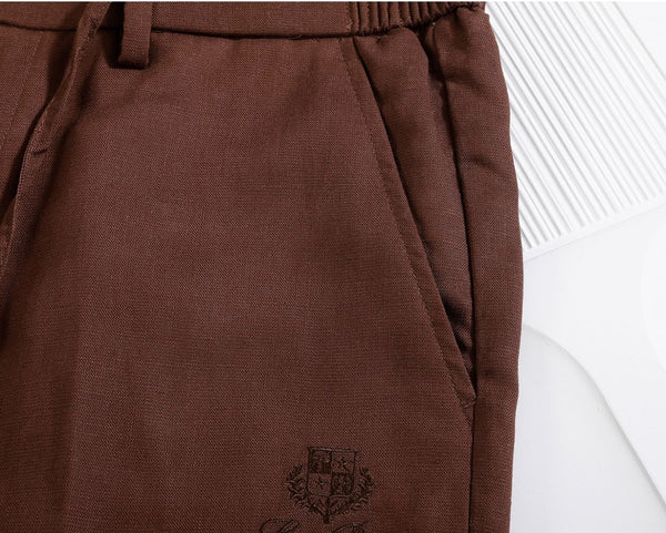 Elegant Brown Co-Ord Shirt & Pant Set for Men