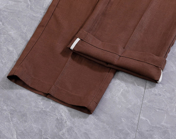 Elegant Brown Co-Ord Shirt & Pant Set for Men
