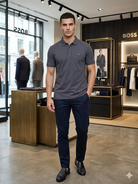 Premium Men’s Classic Polo T-Shirt Elegant Casual Comfort Wear