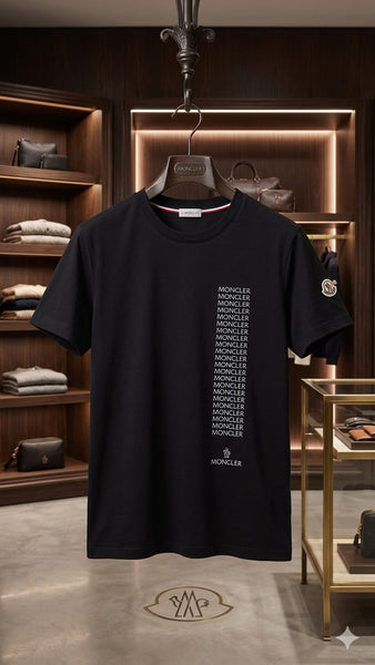 Premium Men’s Black T-Shirt Stylish Casual Round Neck Tee
