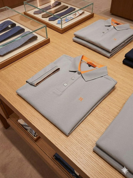 Premium Grey Luxury Polo T-Shirt for Men