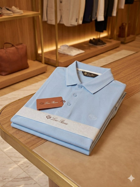 Luxury Men’s Sky Blue  Polo T-Shirt Stylish & Regular  Fit