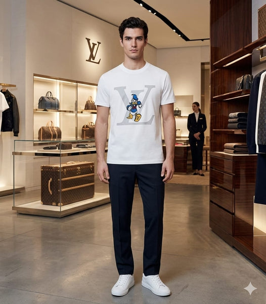 Luxury  Designer Graphic Print T-Shirts For Men