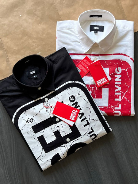Premium Men's Graphic Print Casual Shirt