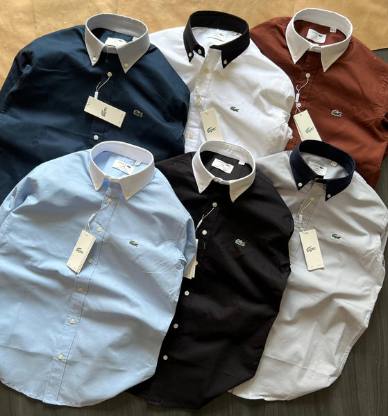 Premium Branded Contrast Collar Formal Shirt For Men
