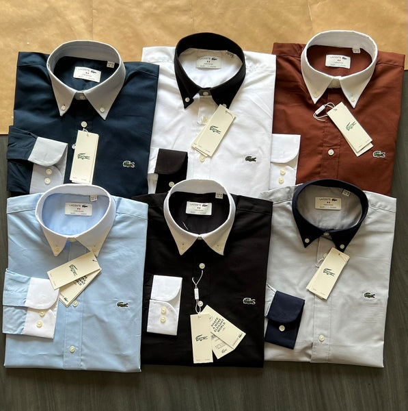 Premium Branded Contrast Collar Formal Shirt For Men