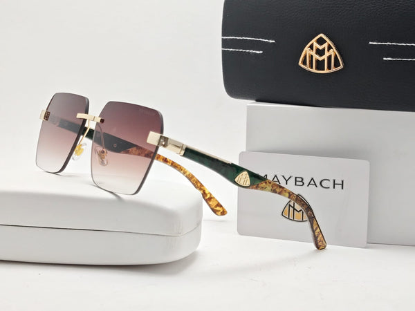 Square Shape Gradient Rimless Sunglasses For Women