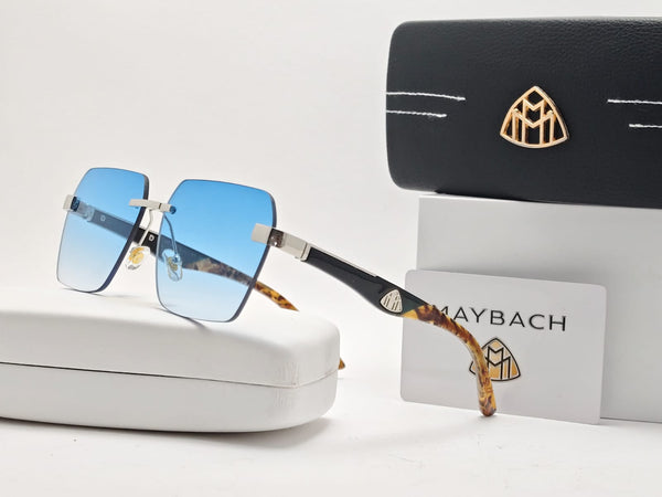 Square Shape Gradient Rimless Sunglasses For Women