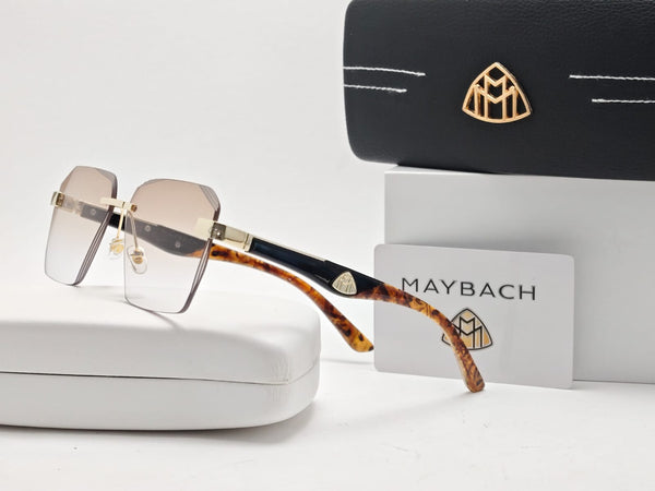 Square Shape Gradient Rimless Sunglasses For Women