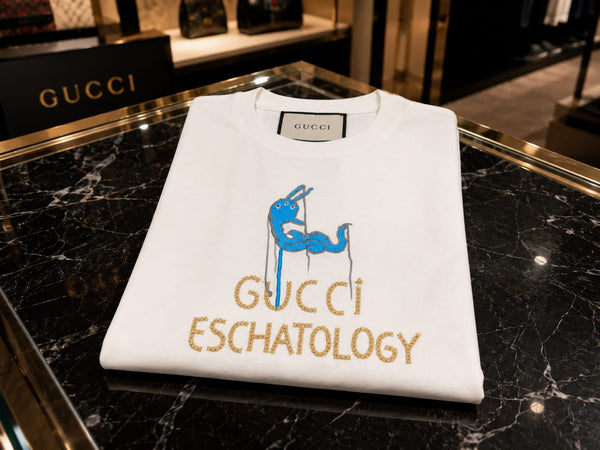 Luxury Graphic T-Shirt in Premium White for Men