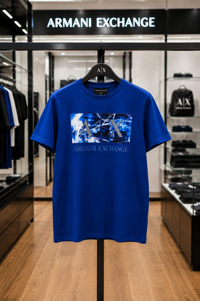Men’s Premium Blue Branded  Graphic T-shirt