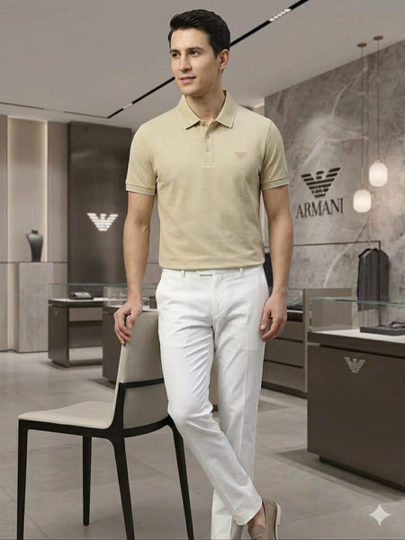 Traditional Collar Half Sleeve Polo T-Shirt | Semi-Casual Wear