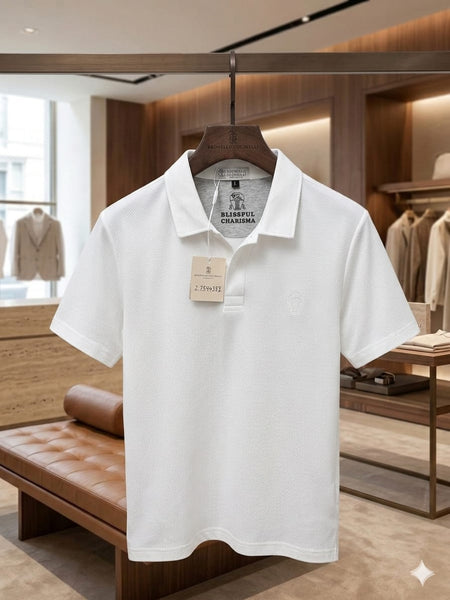 Premium Textured Polo T-Shirt for Me Classic Fit, Soft & Stylish