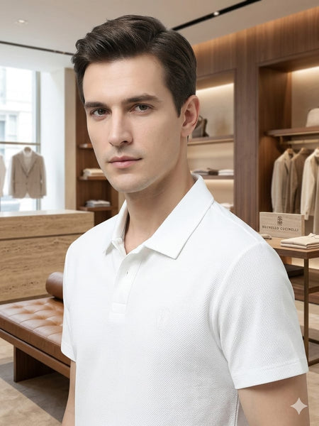Premium Textured Polo T-Shirt for Me Classic Fit, Soft & Stylish