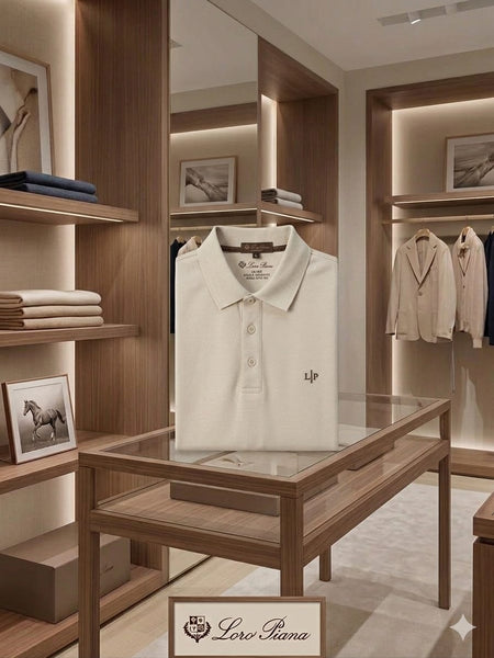 Premium Classic Beige Polo T-Shirt for Men