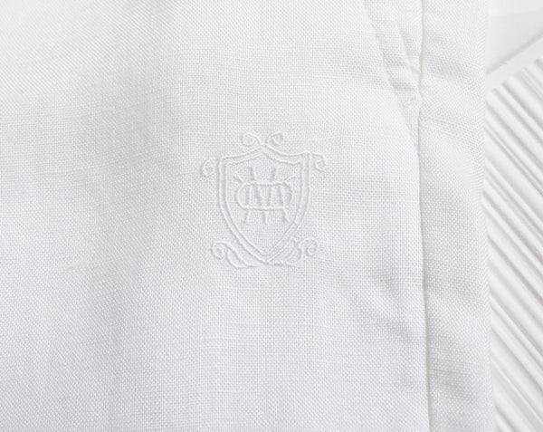 Luxury White Linen Shirt & Trouser Co-Ord Set for Men