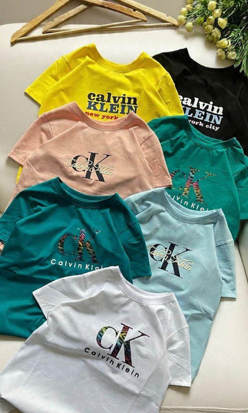 Graphic Logo T-Shirt Casual Half Sleeve Tees for Women