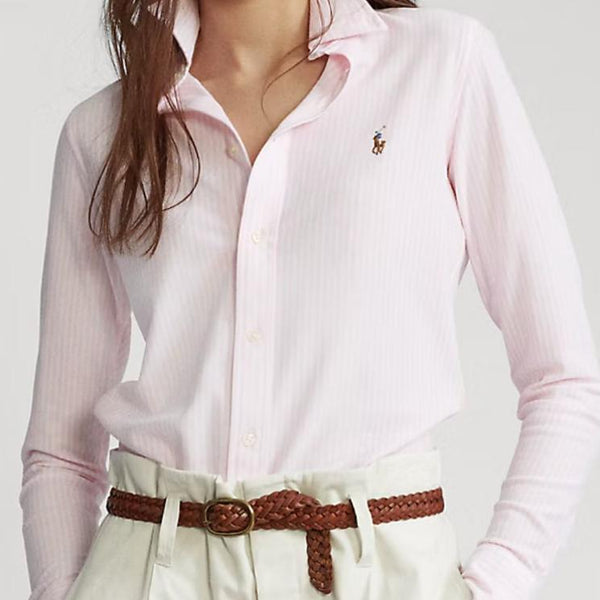 Women's Premium Pastel Striped  Shirt  Smart Casual Shirt