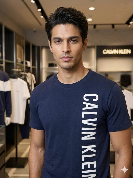 Navy Blue Premium Co-Ord T-Shirt & Shorts Set