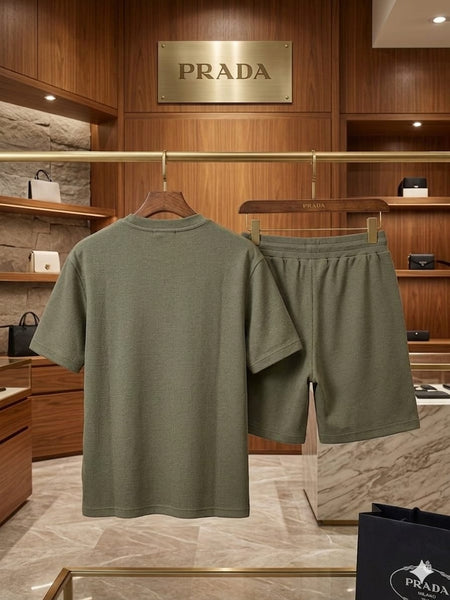 Green Premium Co-Ord T-Shirt & Shorts Set
