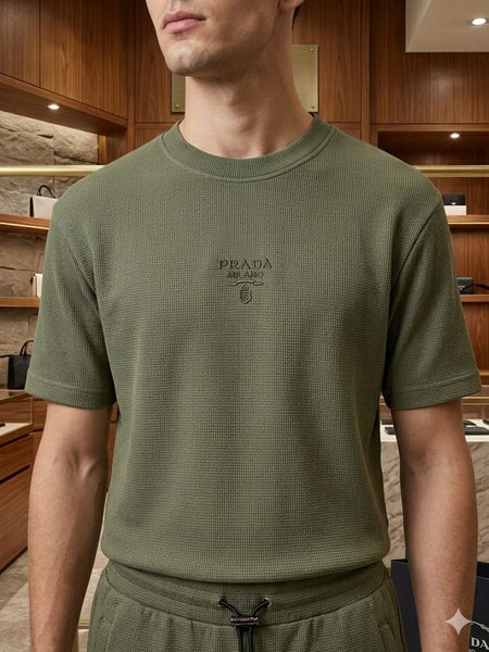 Green Premium Co-Ord T-Shirt & Shorts Set
