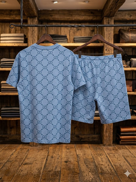 Exclusive Monogram Sky Blue Two-Piece Set