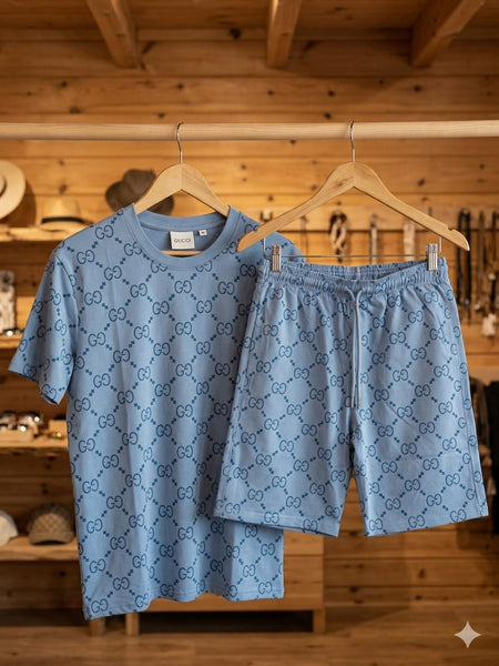 Exclusive Monogram Sky Blue Two-Piece Set