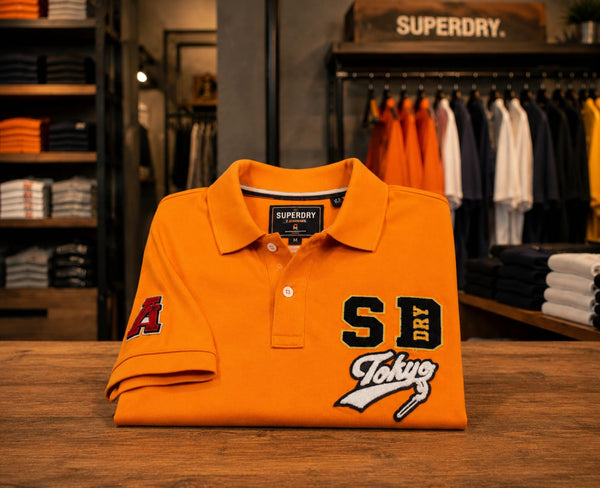 Premium Brand   Signature Logo Polo T-Shirt  For Men