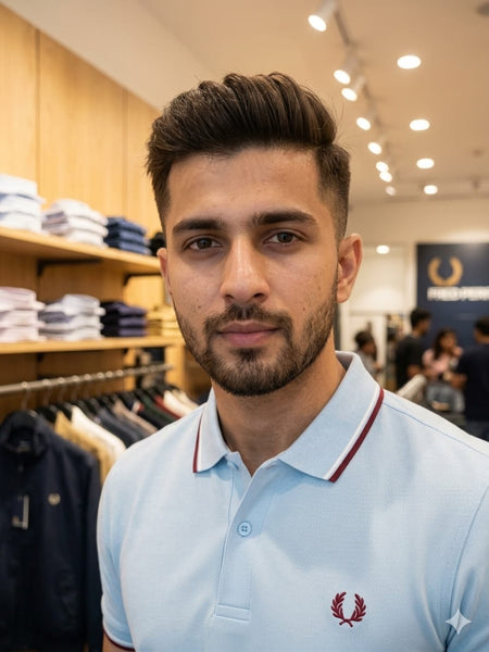 Men's Luxury Polo T-Shirt with Embroidered Logo