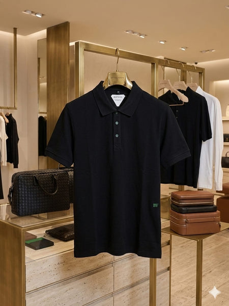 Luxury Minimalist Polo Shirt Black Edition