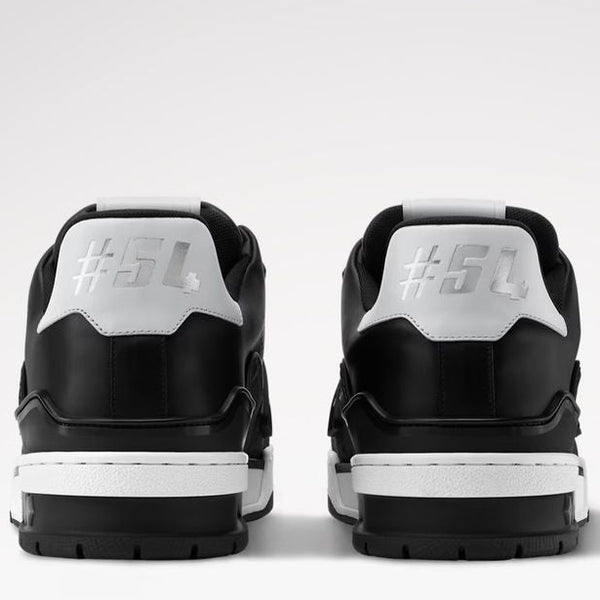 Premium Branded  Trainer Sneaker  Black & White Luxury Edition