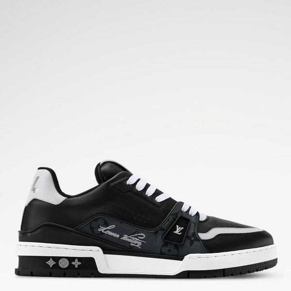 Premium Branded  Trainer Sneaker  Black & White Luxury Edition