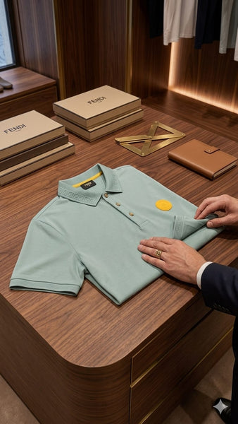Men's Premium Sage Green Polo T-Shirt – Luxury Casual Regualr Fit