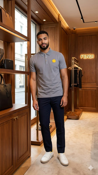Brand Signature Polo T-Shirt – Smart Casual Premium Collection
