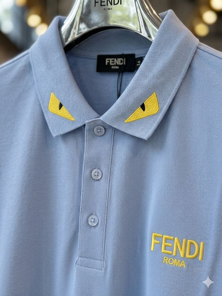 Premium Sky Blue Polo T-Shirt Smart Casual Comfort with Elegant Collar Design