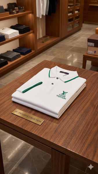 Premium White Polo T-Shirt  Elegant & Comfortable Style