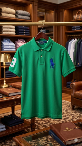 Classic Green Polo T-Shirt – Smart Casual Essential