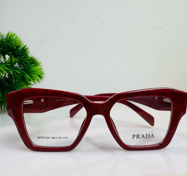 Women Latest Oversize Geometric Specframe