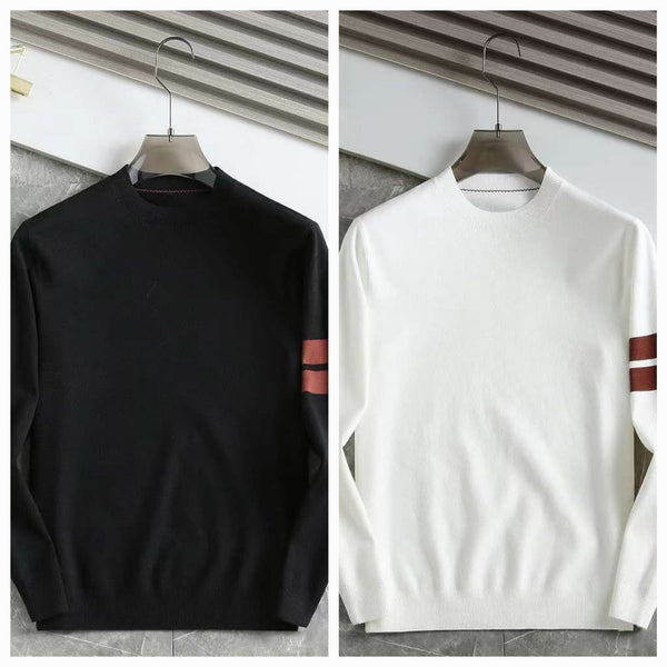 Luxury Knitted Crew-Neck Pullover