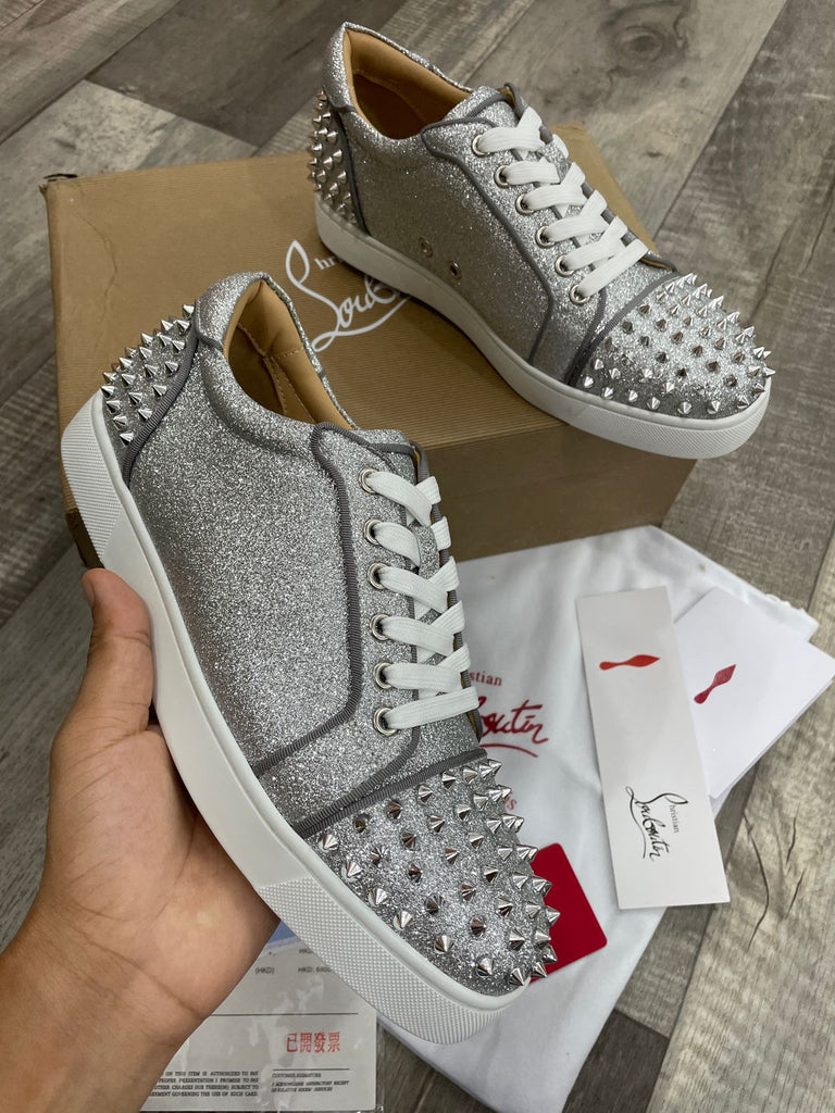 Imported Glitter Design Sneaker With Spike – Yard of Deals
