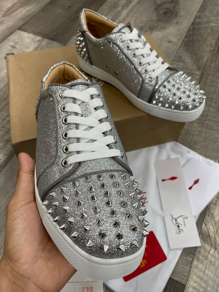 Imported  Glitter  Design Sneaker   With Spike