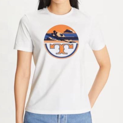 Imported  Logo Patch T-Shirt For Women