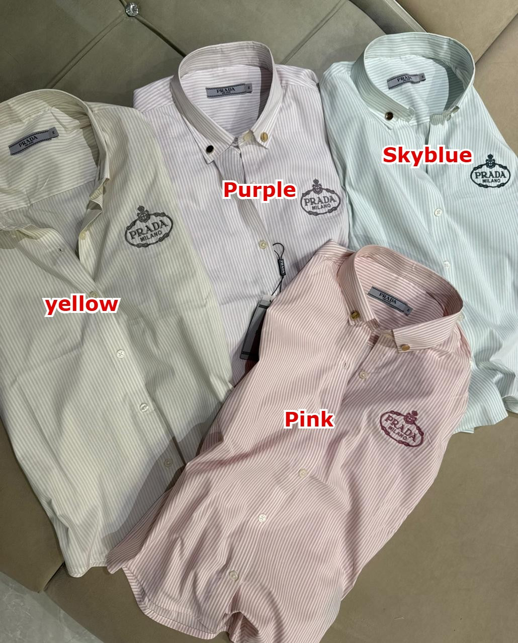 Imported Logo-Embroidered Shirt