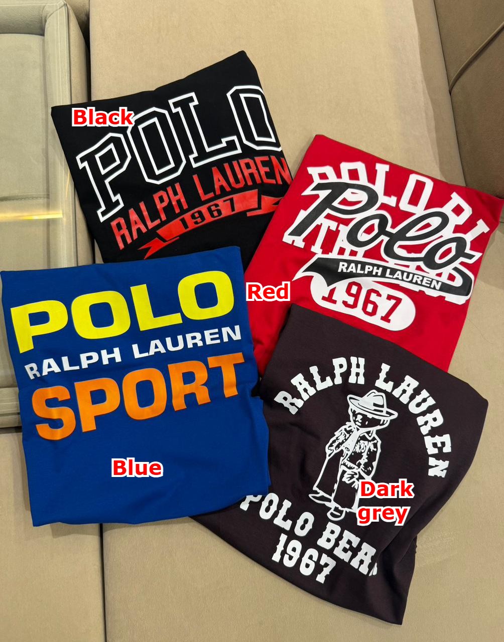 Luxury  Regular  Fit Logo Printed Round Neck  T-Shirt