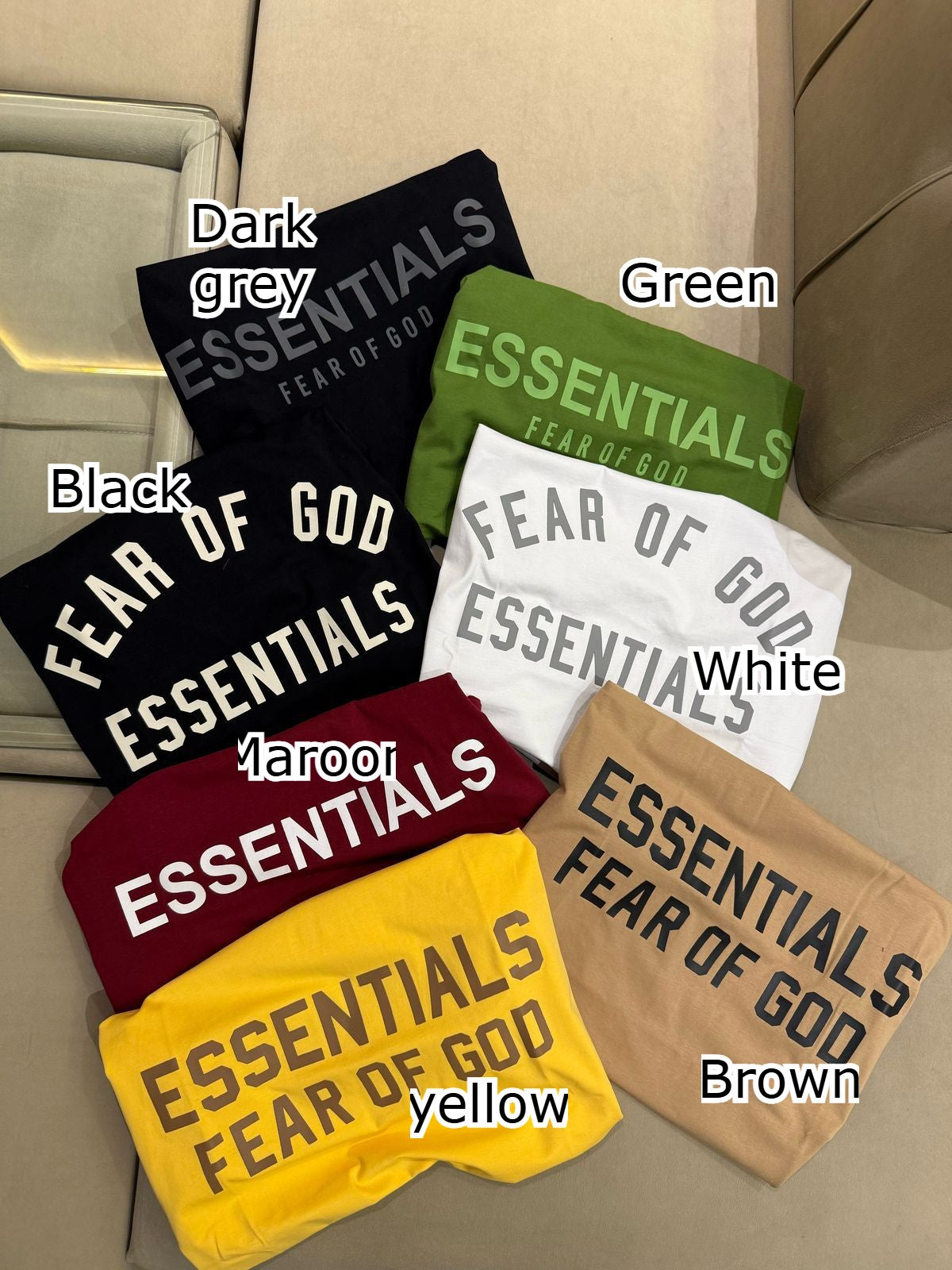 Fear of God Essentials Jersey Crewneck Tee Shirt